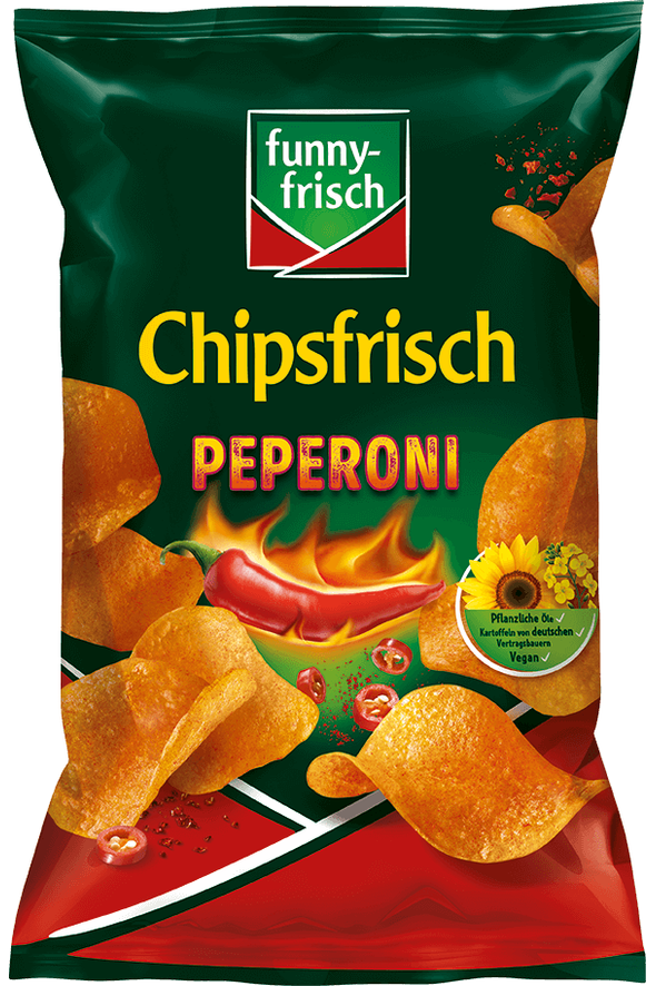 FUNNY FRISCH Chips - PEPPERONI - 150g
