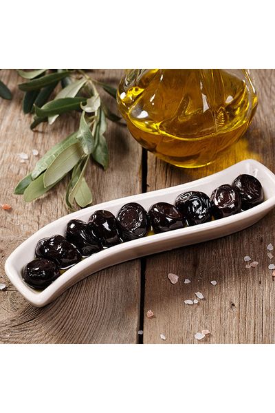 IKRAM - GOLD - Turkish Natural Black Olives with OIL - 800g