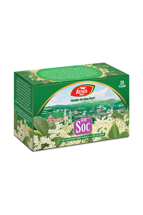 ELDERFLOWER Tea (Sambucus) SOC - FARES - 20G