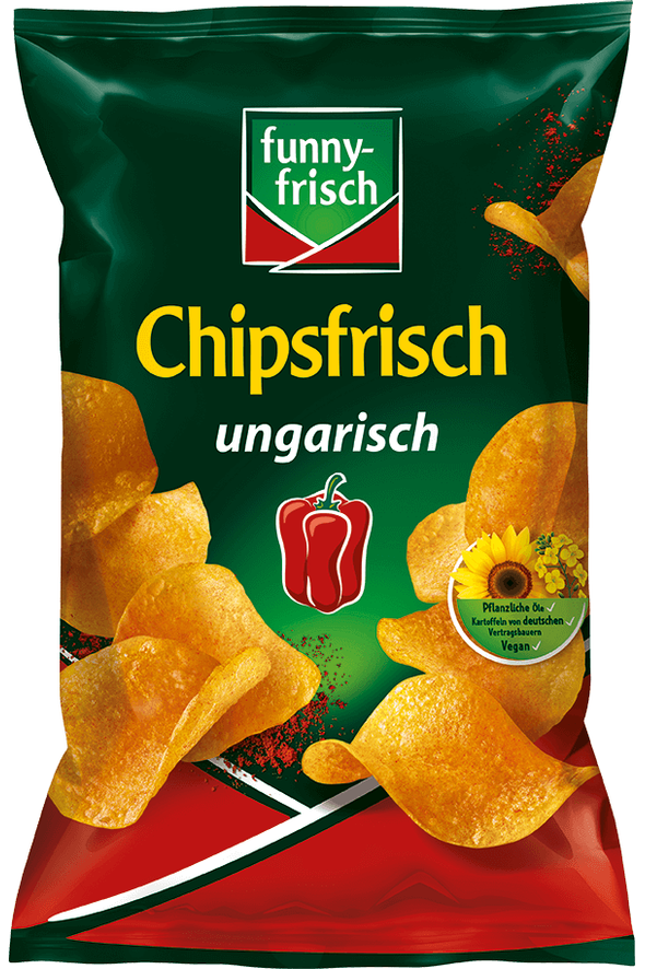 FUNNY FRISCH Chips - HUNGARIAN - UNGARISCH - 150g