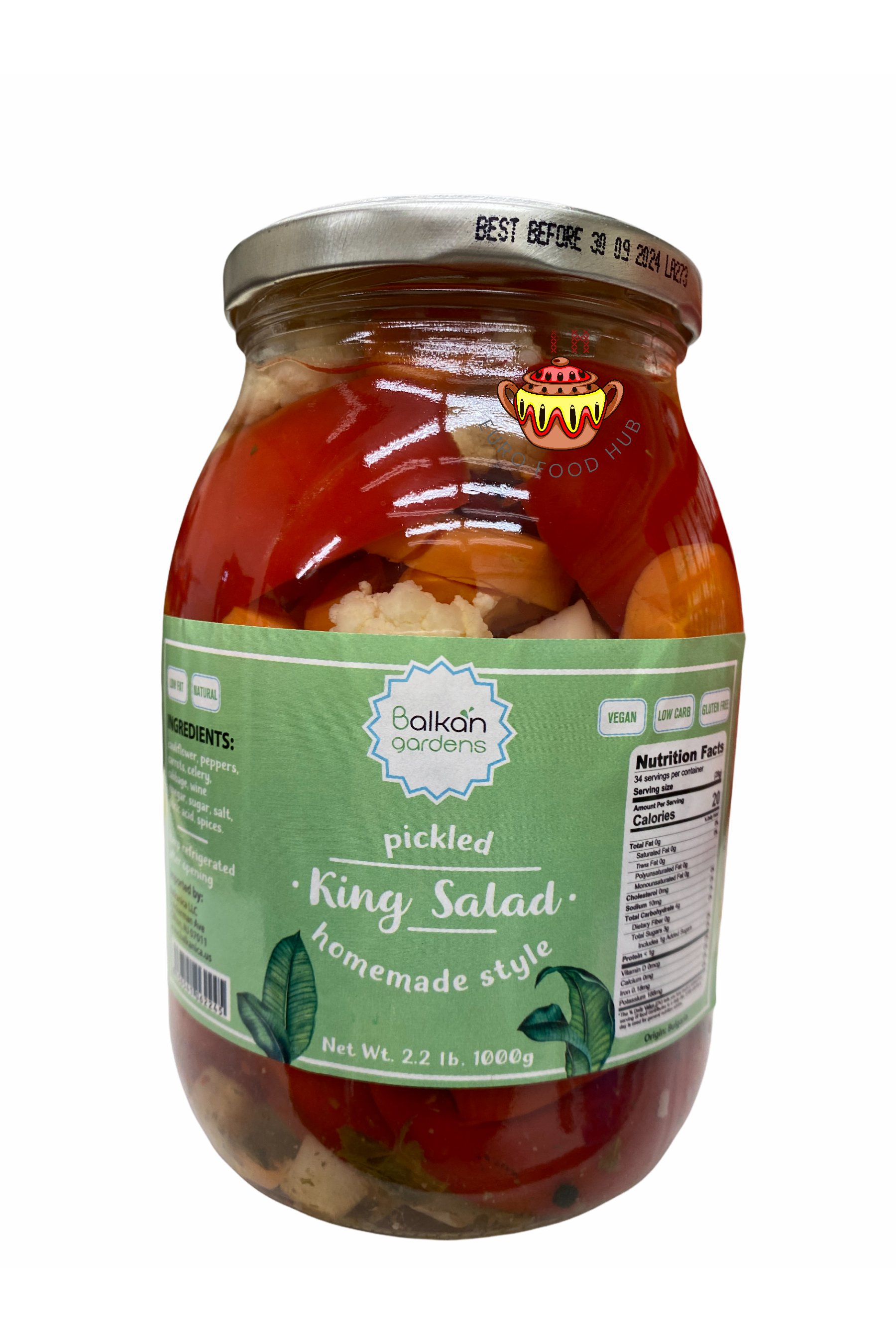 Pickled King Salad - Tsarska Turshiya - 1000g