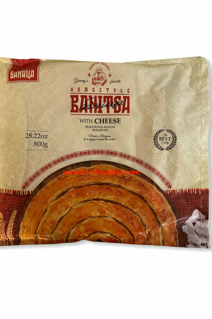 Banitsa - Traditional Balkan Spiral Rolled Pie with Cheese - Country Bakery