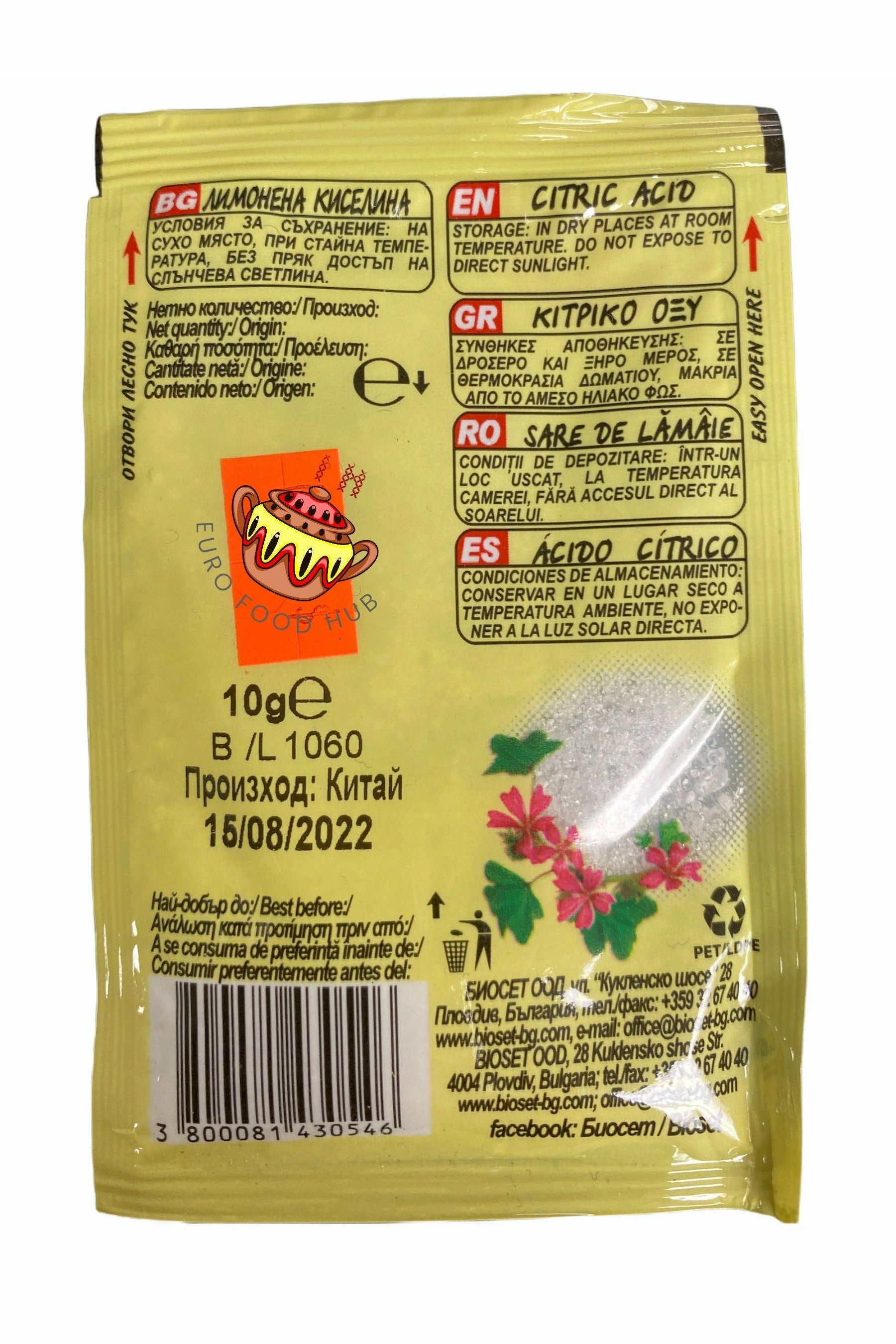 Bioset - CITRIC ACID