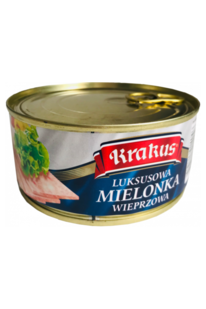Krakus Polish Luncheon Meat - Luksusowa MIELONKA Wieprzowa - 10.5 oz
