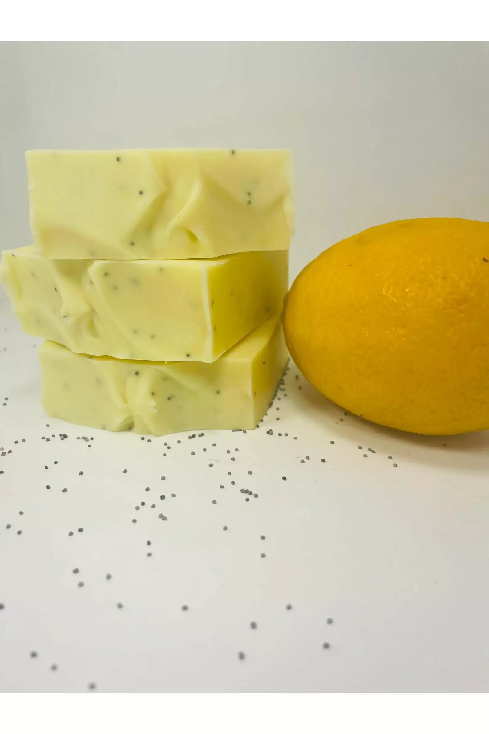 Black Sea Soaps - LEMON & POPPY SEEDS Goat's Milk Soap Bar