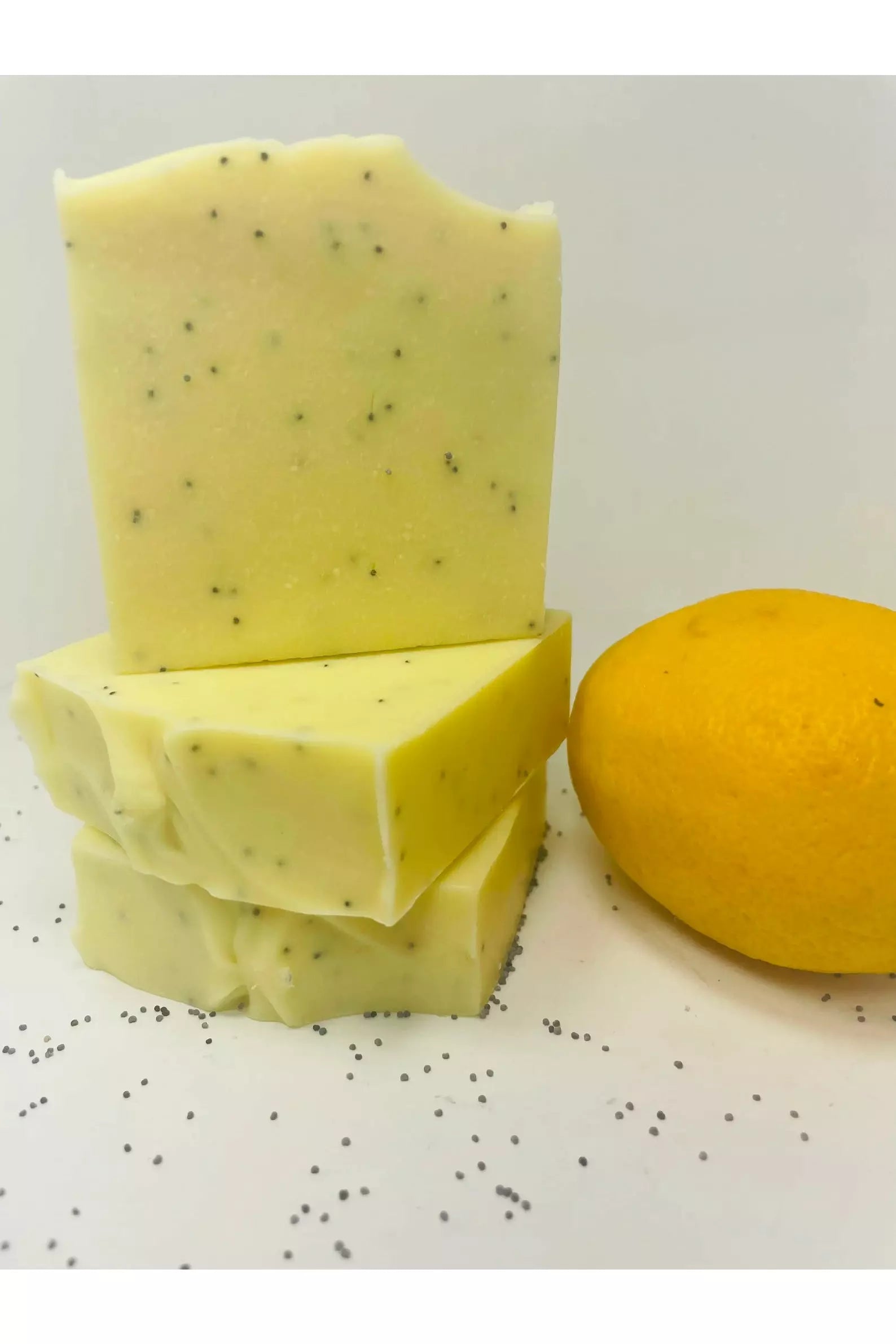 Black Sea Soaps - LEMON & POPPY SEEDS Goat's Milk Soap Bar