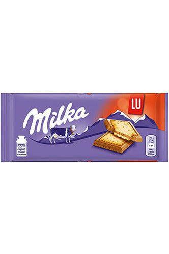 Milka Chocolate - LU - Alpine Milk Chocolate with Cookies