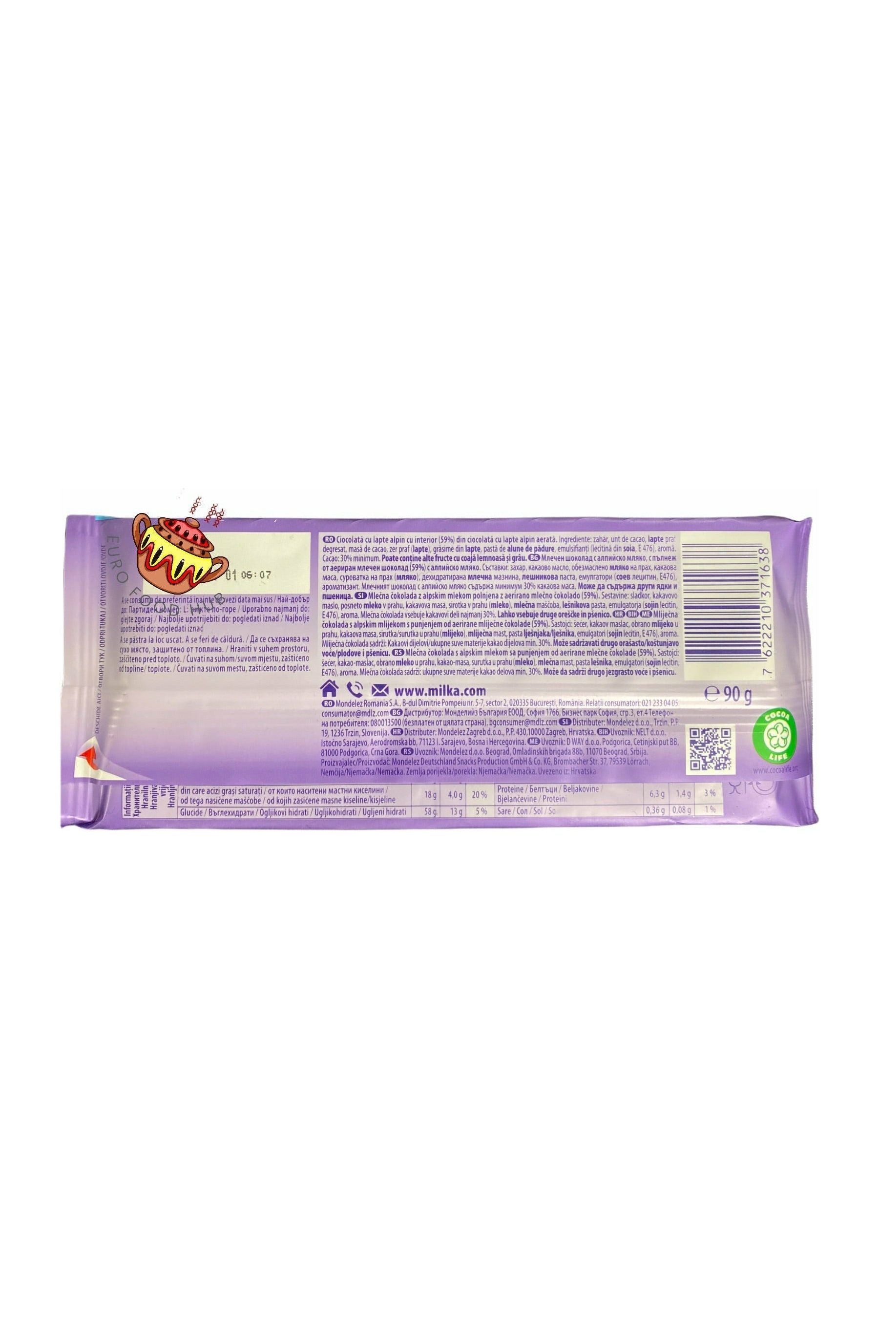 Milka Chocolate - BUBBLY Milk