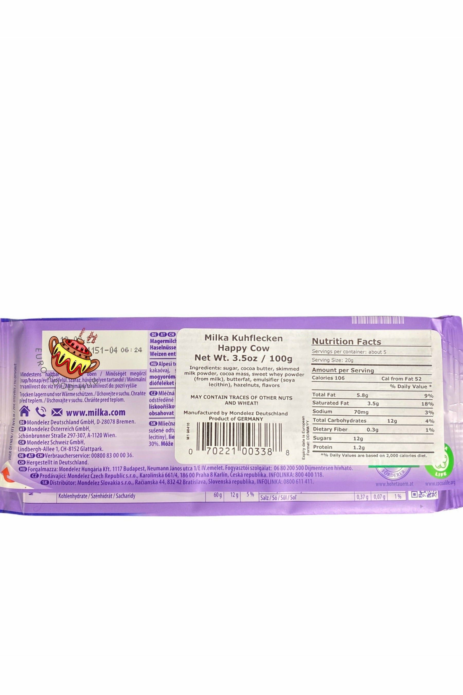 Milka Chocolate - Happy Cow - 90g