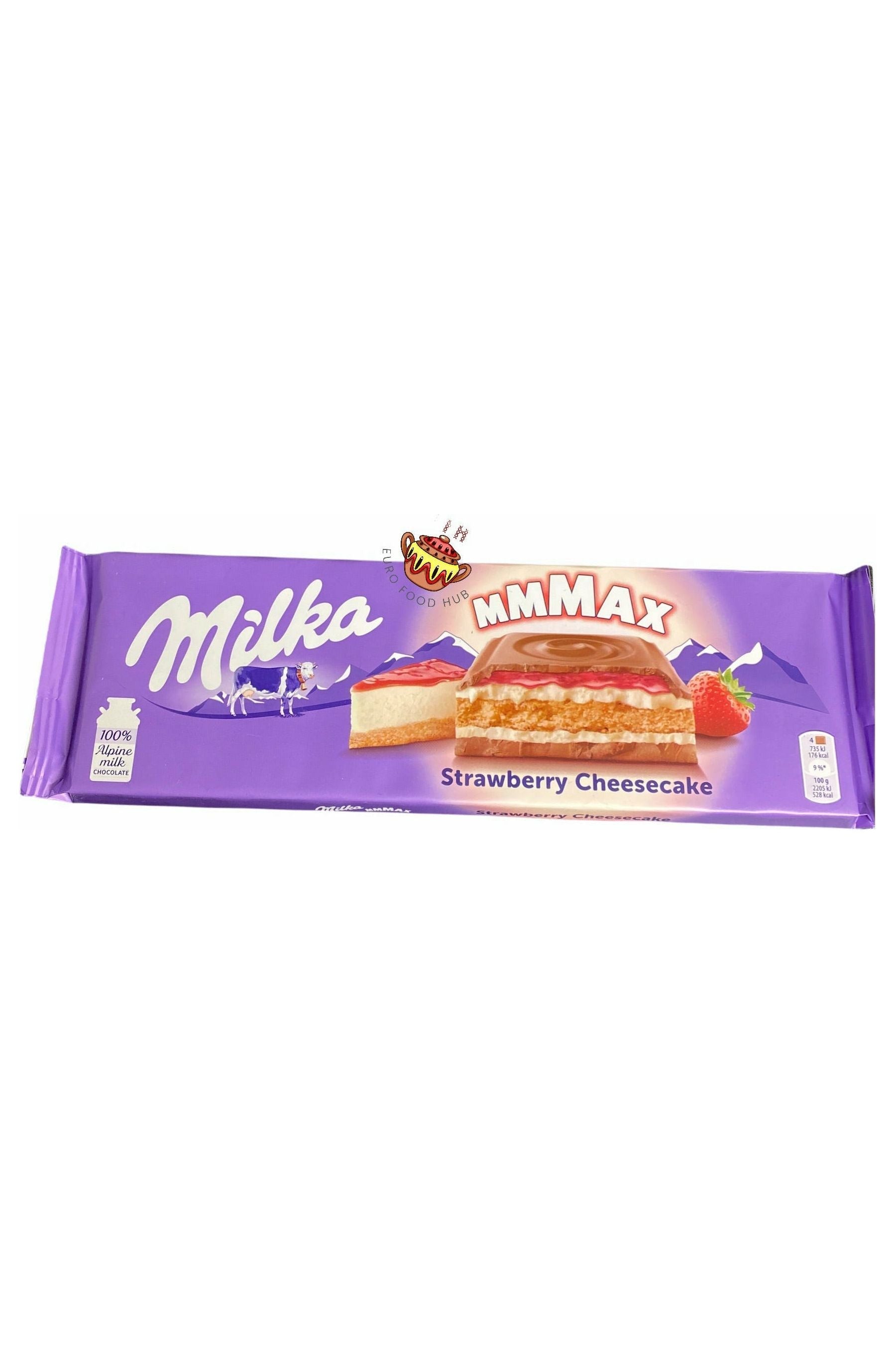 Milka Chocolate - Strawberry Cheesecake MAX - 300g