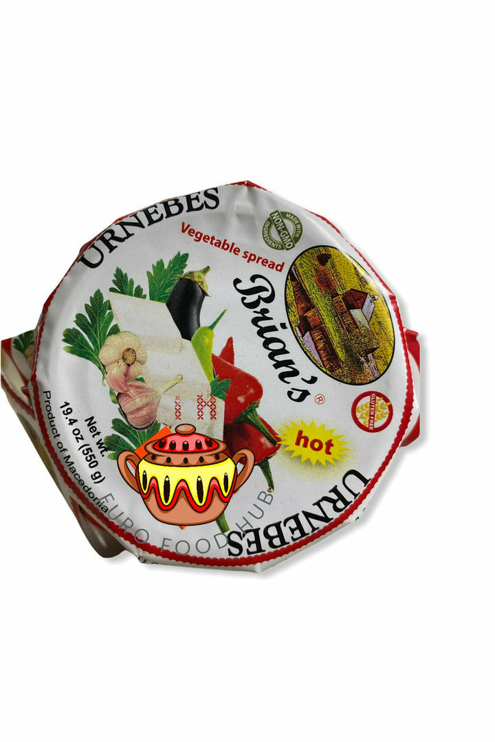 Brian's European Natural Foods - URNEBES - Ajvar with Cheese 580g