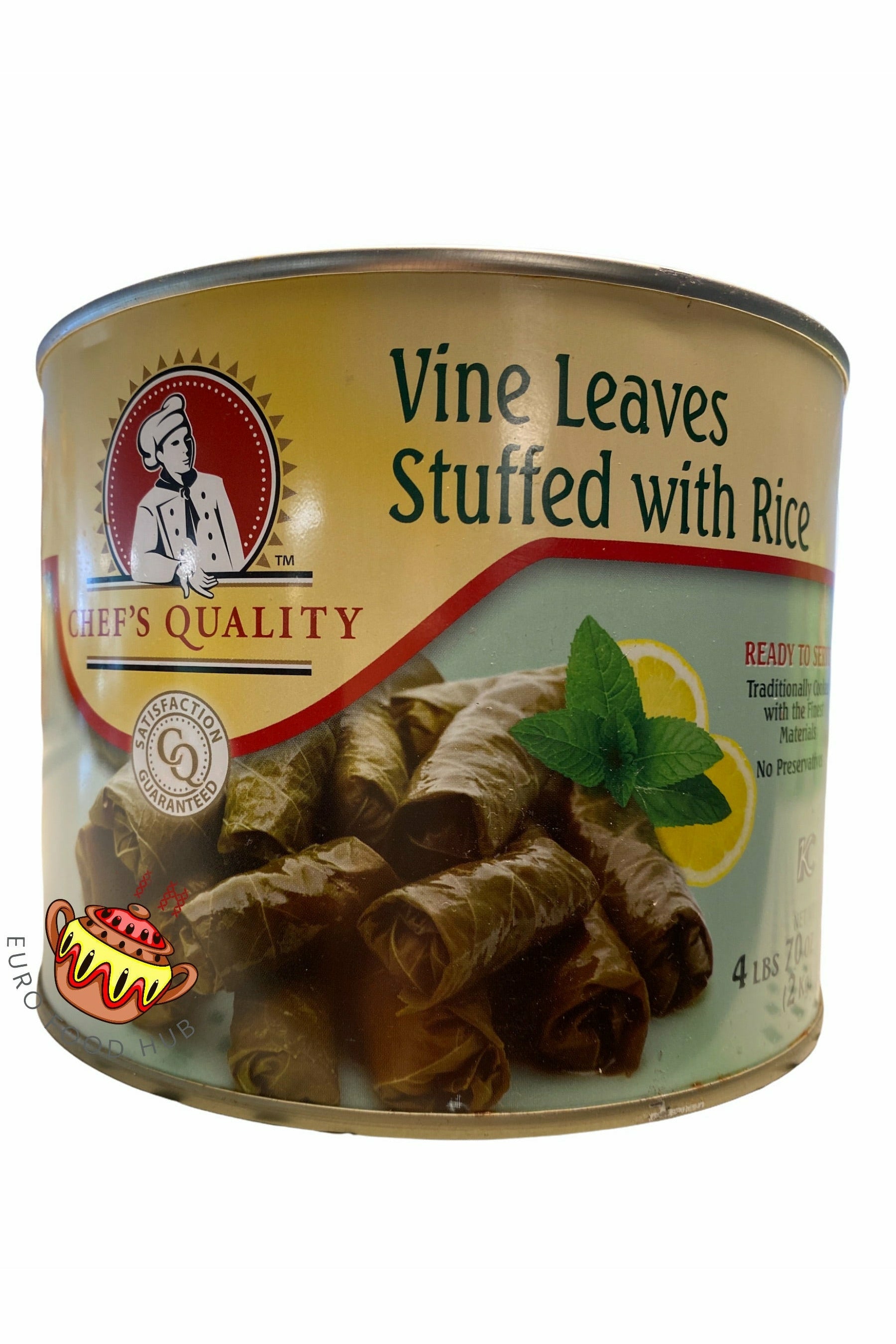 Vine Leaves stuffed with Rice - Party Size