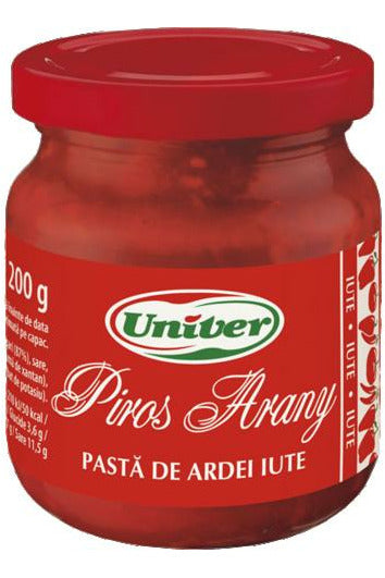 Hot Red Pepper Paste - Piros Arany - UNIVER - 200G JAR
