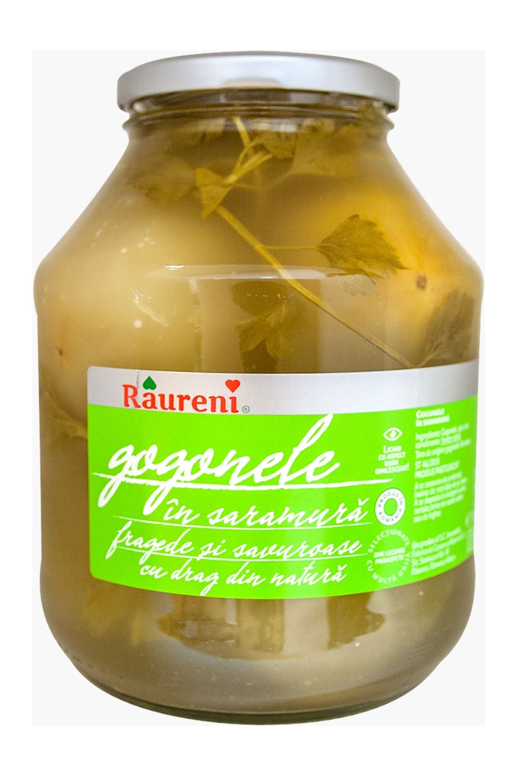 Romanian Green Tomatoes in Brine - RAURENI 1.6 kg