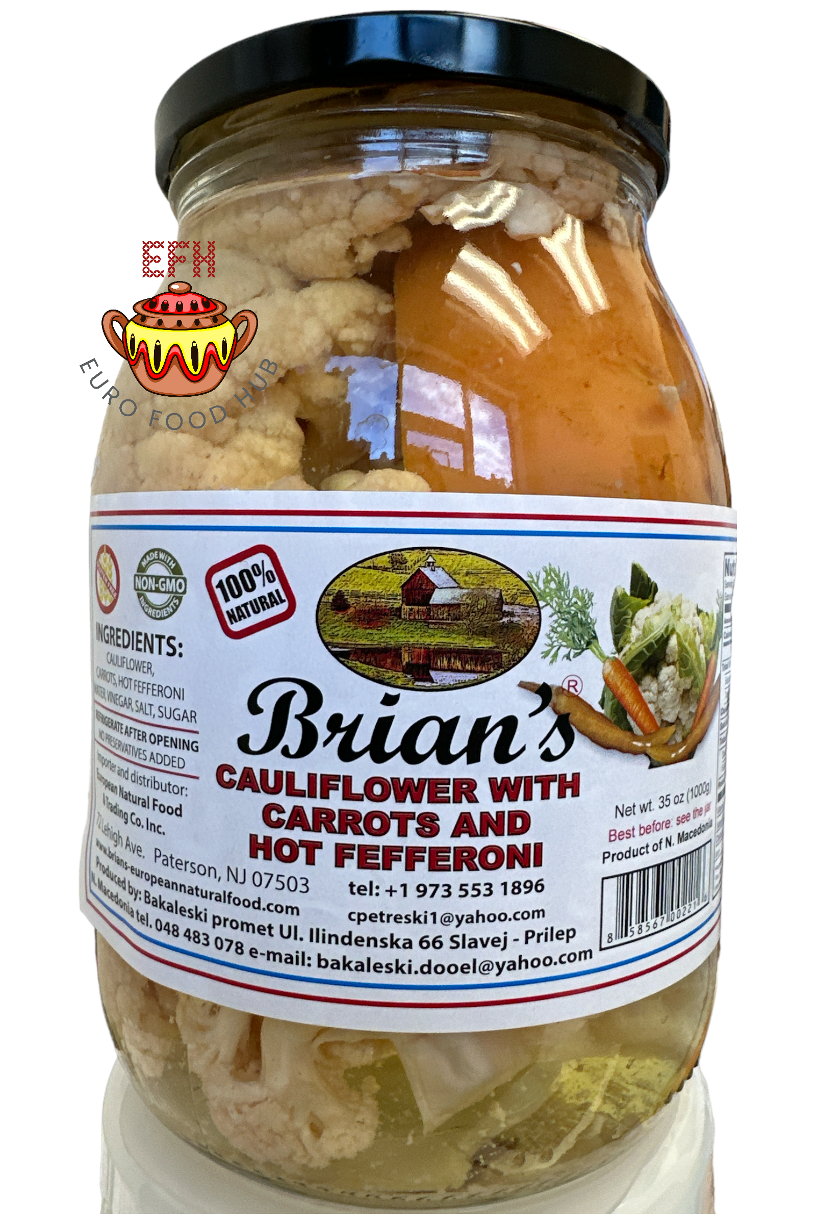 Brian's Cauliflower with Carrots and Fefferoni - 1000g