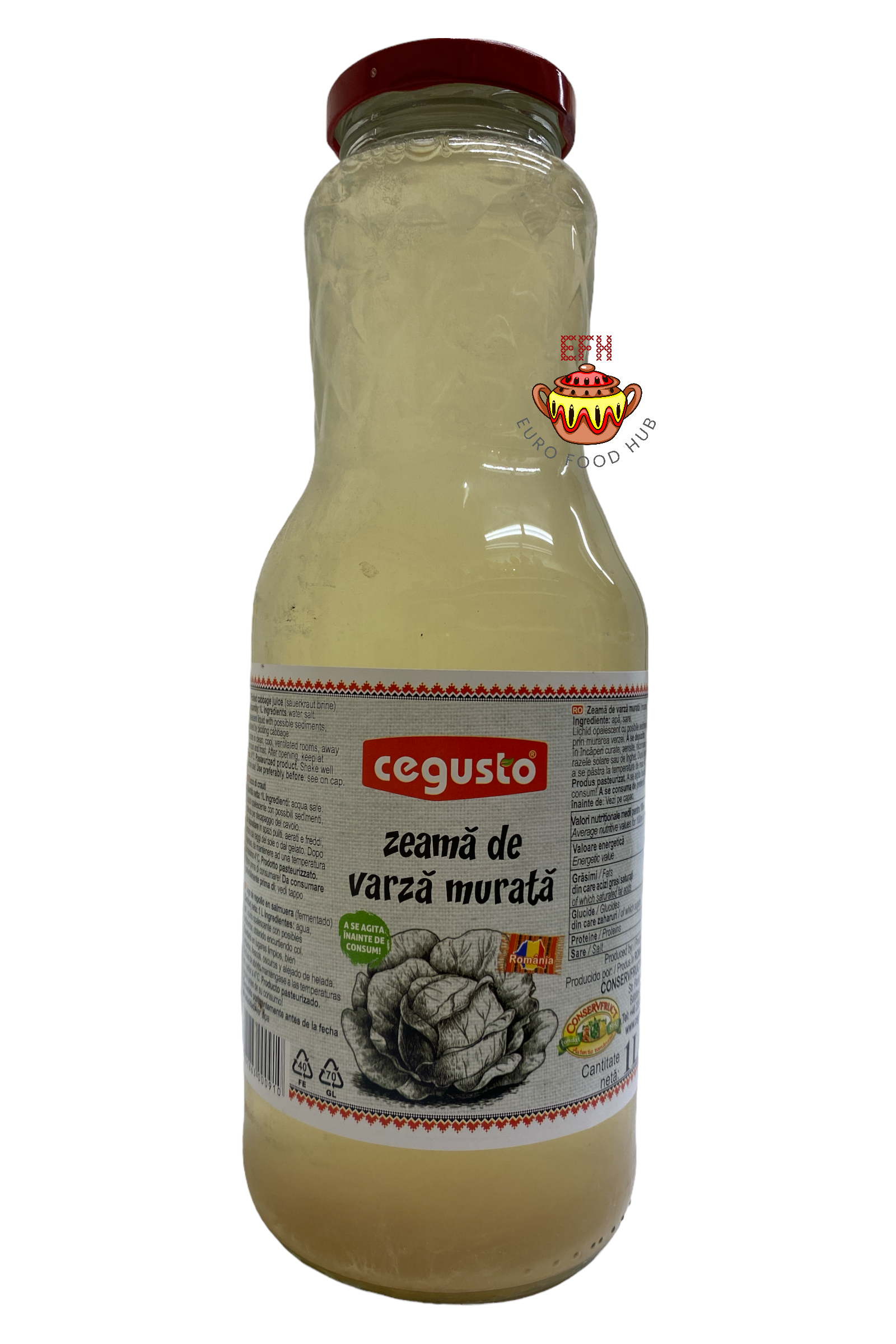 Romanian Pickled Cabbage Juice - CEGUSTO