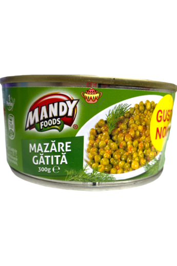 Green Peas Stew MANDY - Mazare Gatita 300g Can