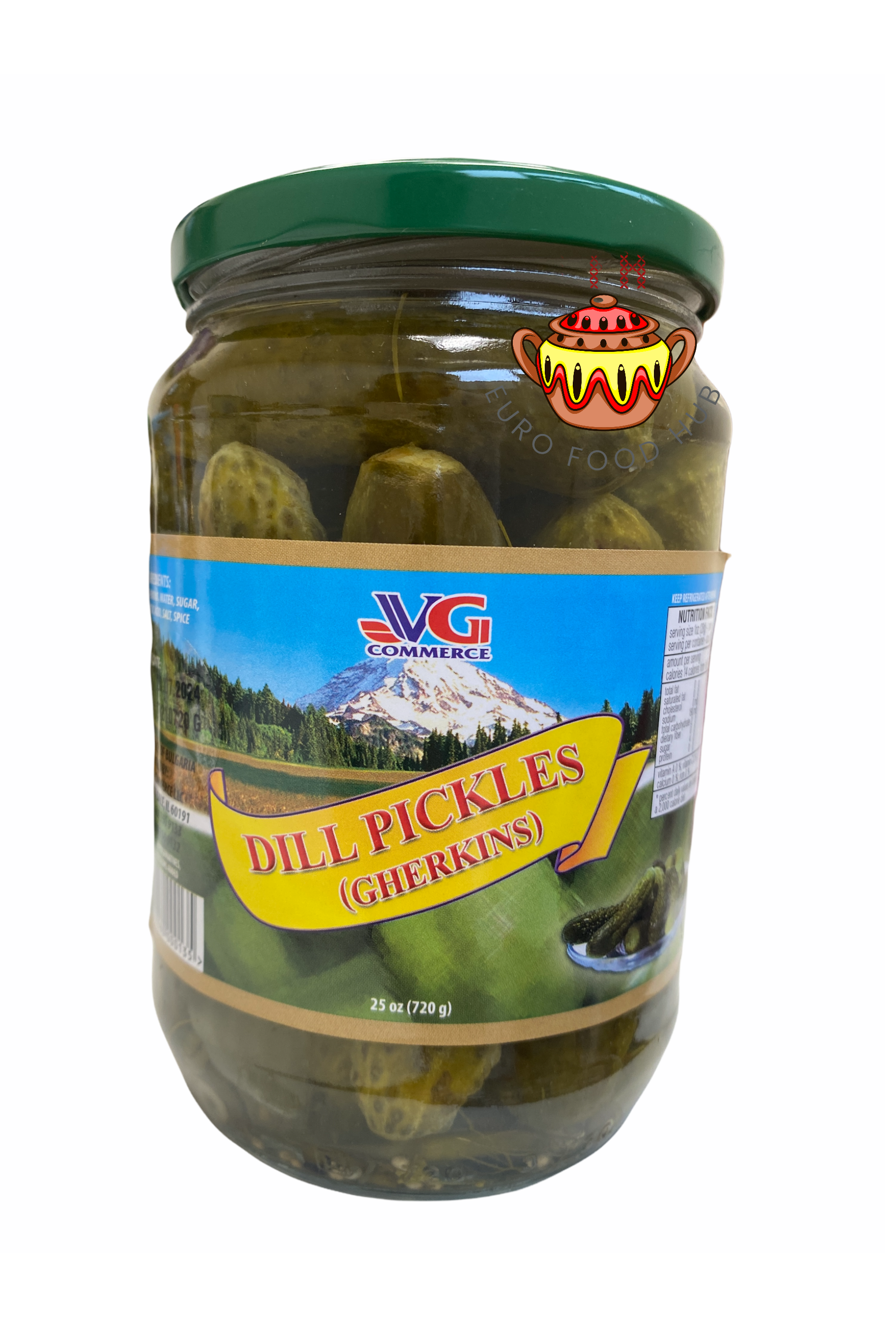 Dill Pickles (Gherkins) - VG - 720g
