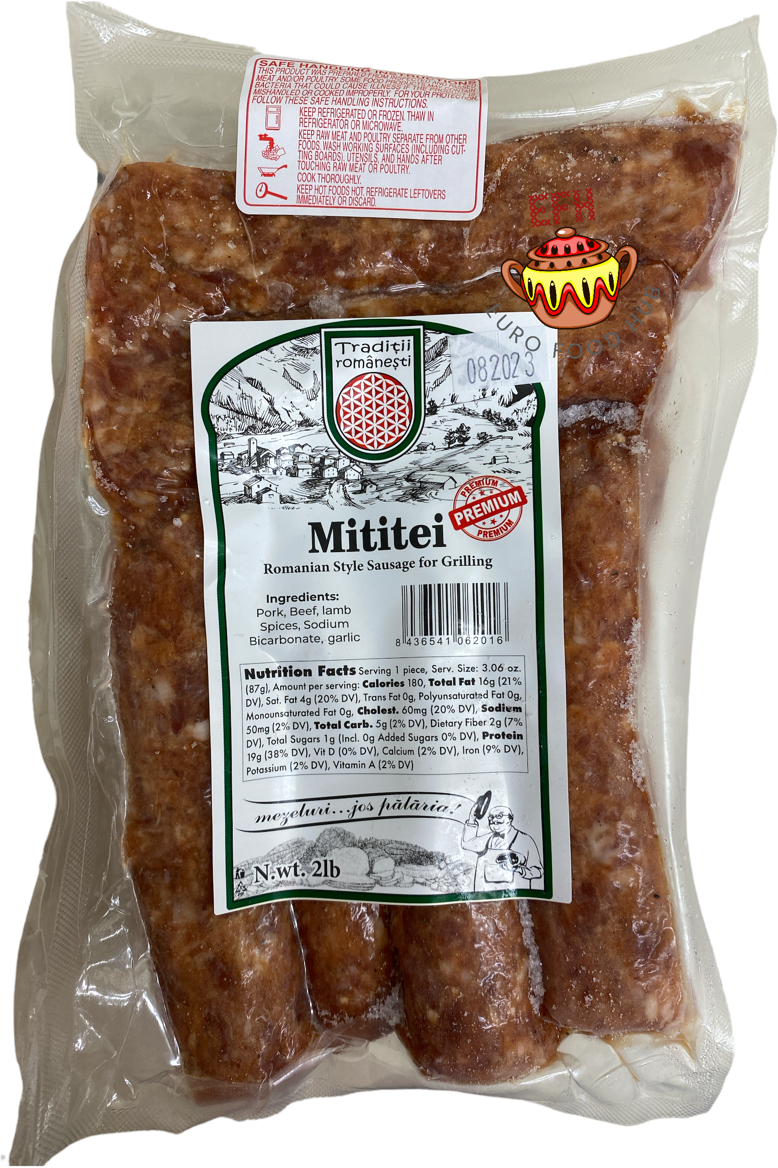 Romanian Sausage MITITEI - Pork/Beef/Lamb - Traditii Romanesti