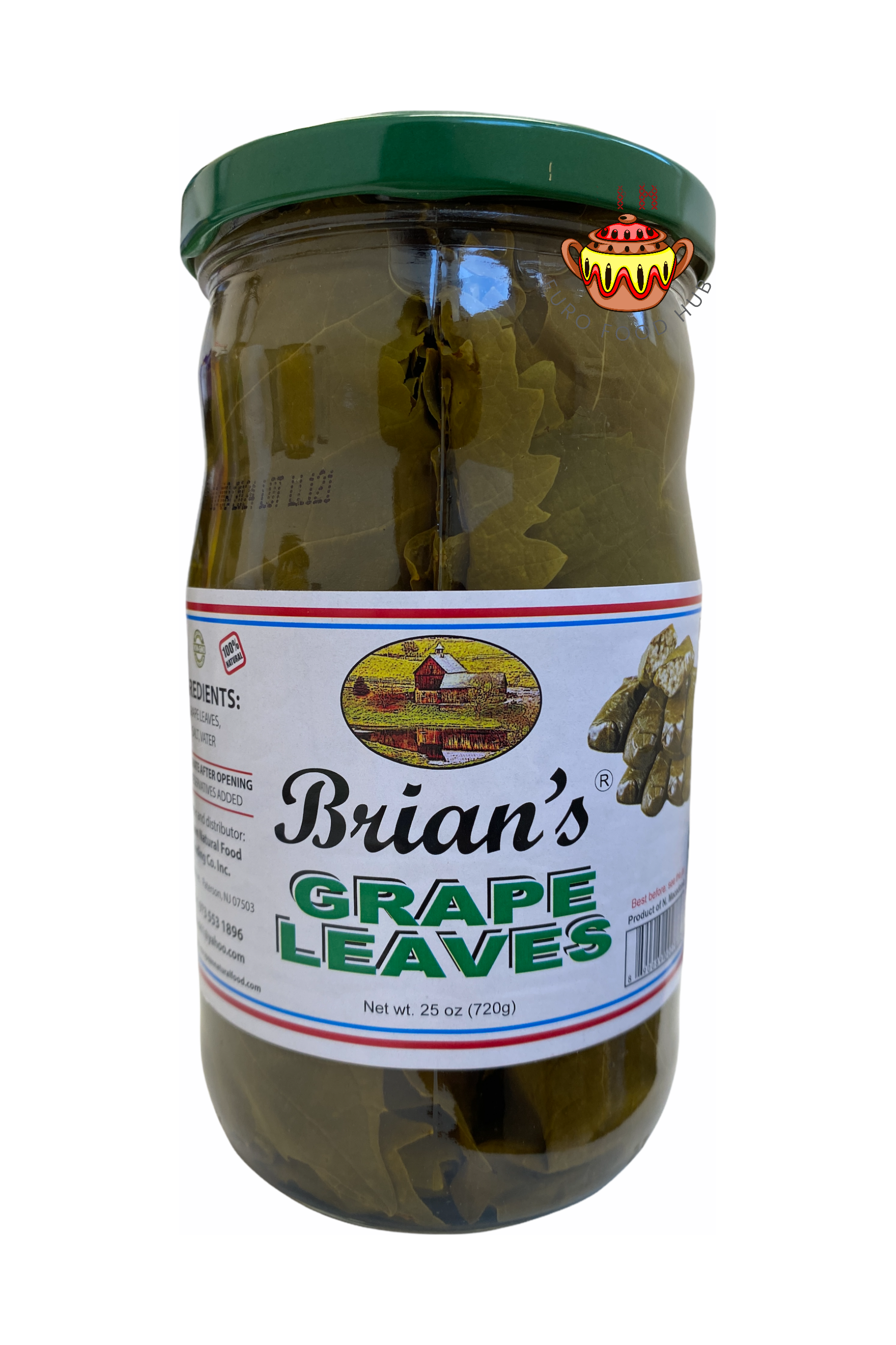 Brian's Grape Leaves - Vine Leaves - 720g