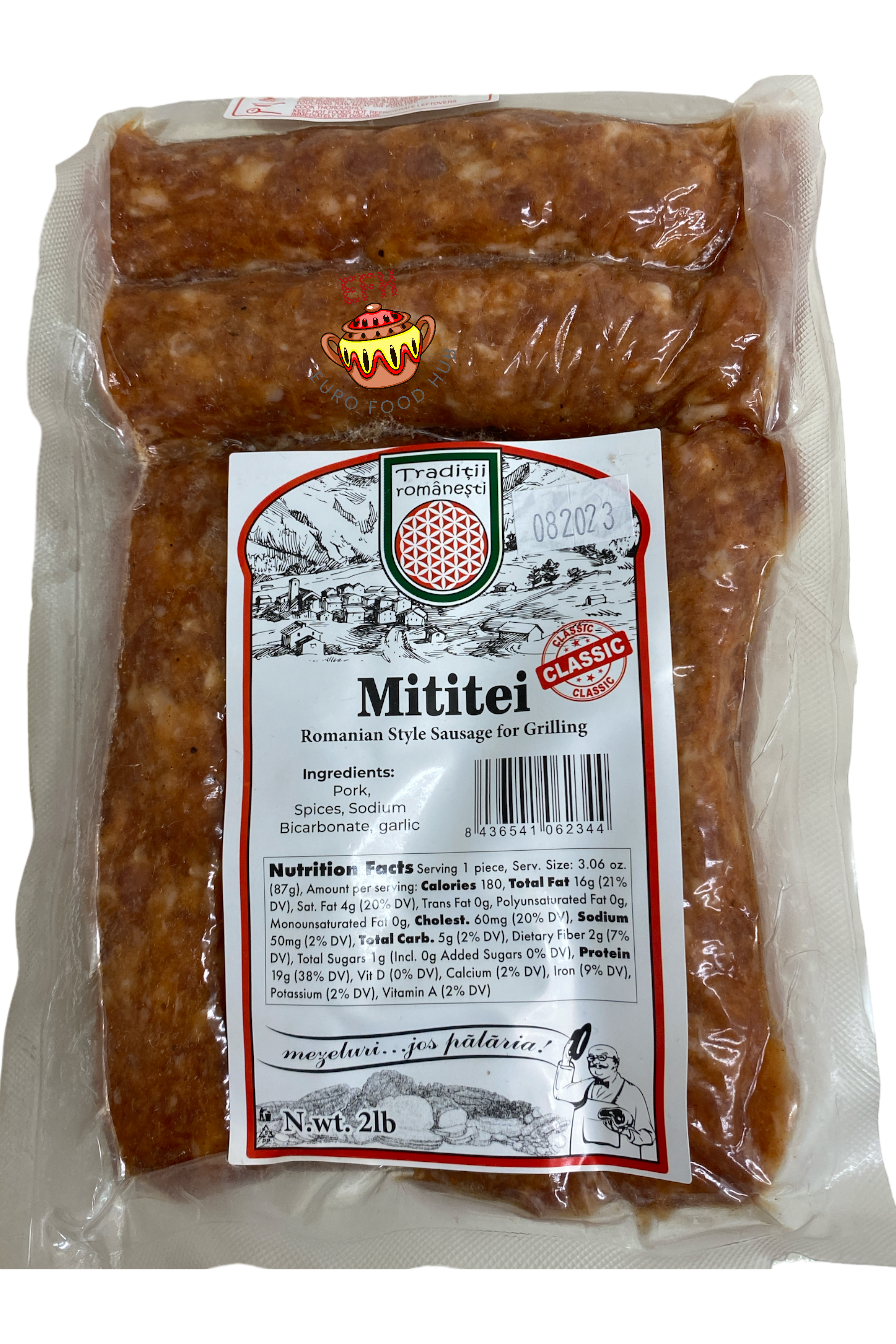 Romanian Sausage MITITEI (MICI) - PORK - Traditii Romanesti