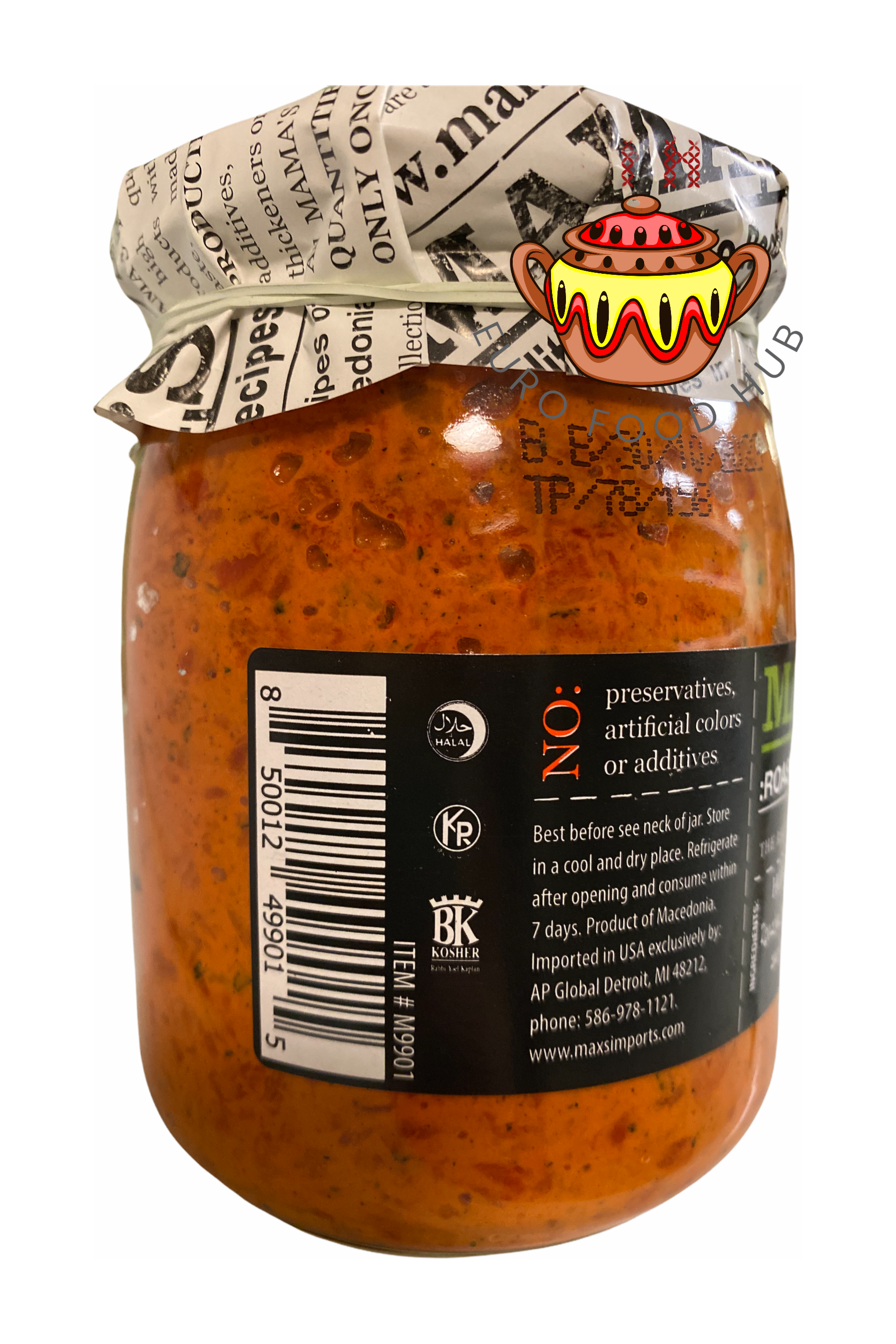 Mama's Roasted Pepper Spread - Ajvar
