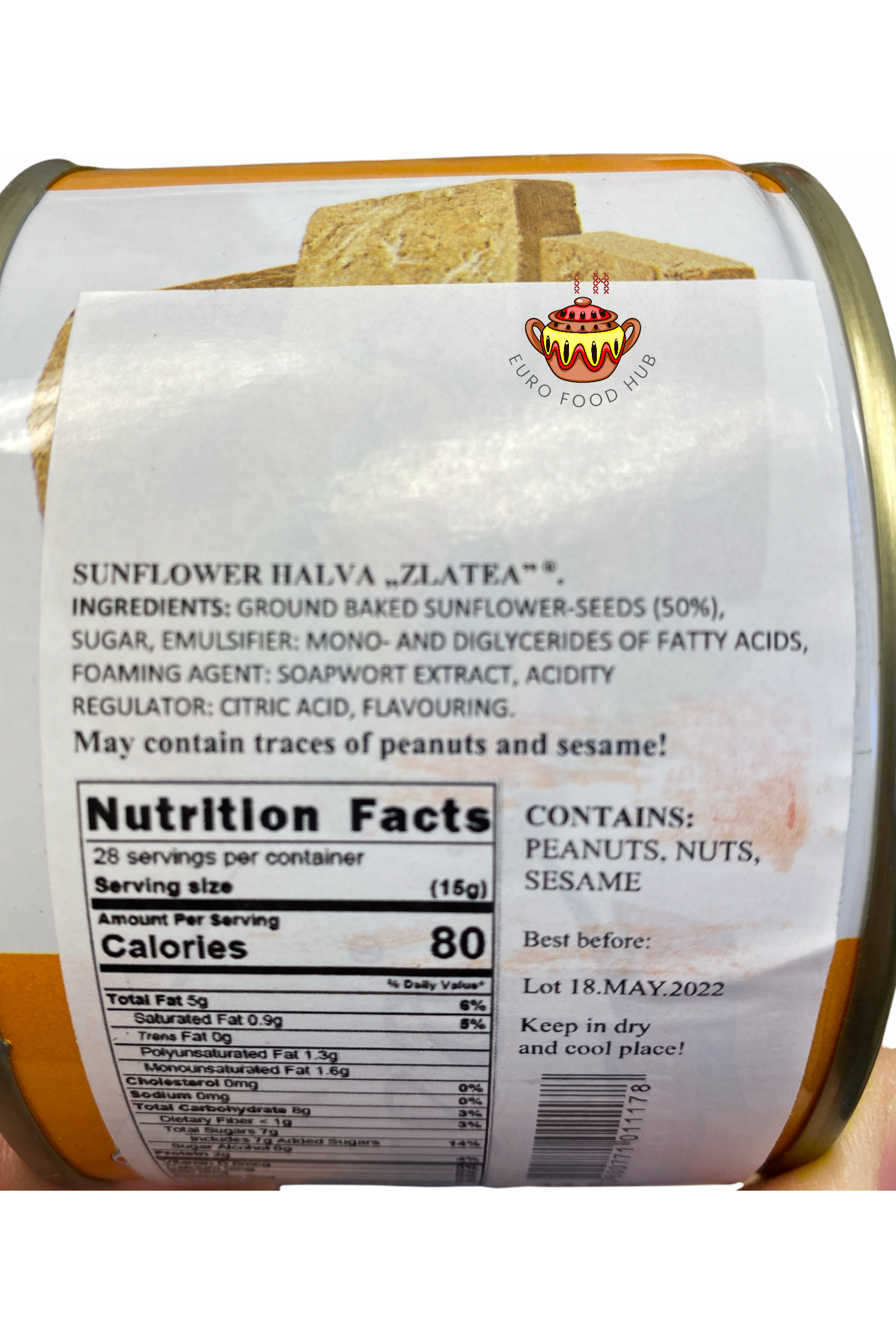 Bulgarian Sunflower HALVA - ZLATEA - 380g