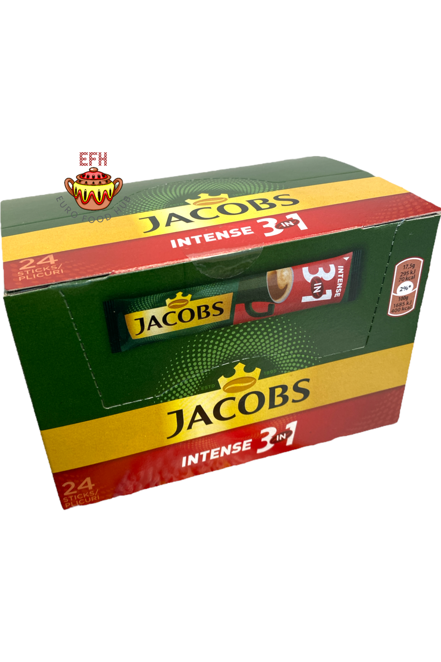 Jacobs Instant 3 in 1 Coffee -INTENSE- Singles or Box