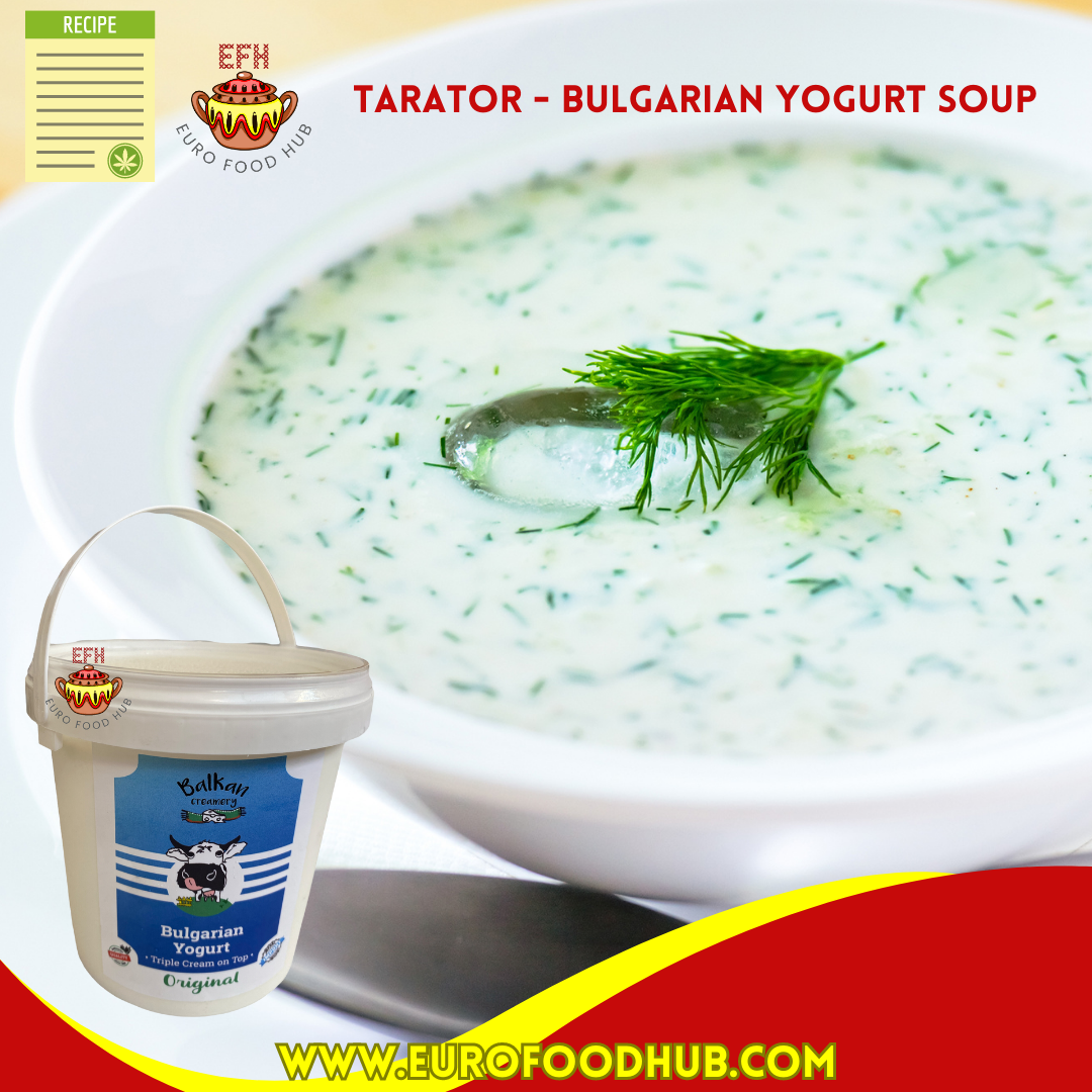 Bulgarian RECIPE - TARATOR - Chilled Yogurt Soup
