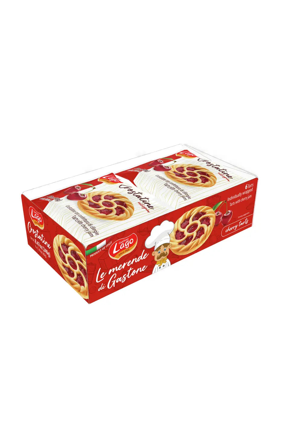 Lago Gastone - CROSTATINA - Tarts with Cherry Jam - 6pcs