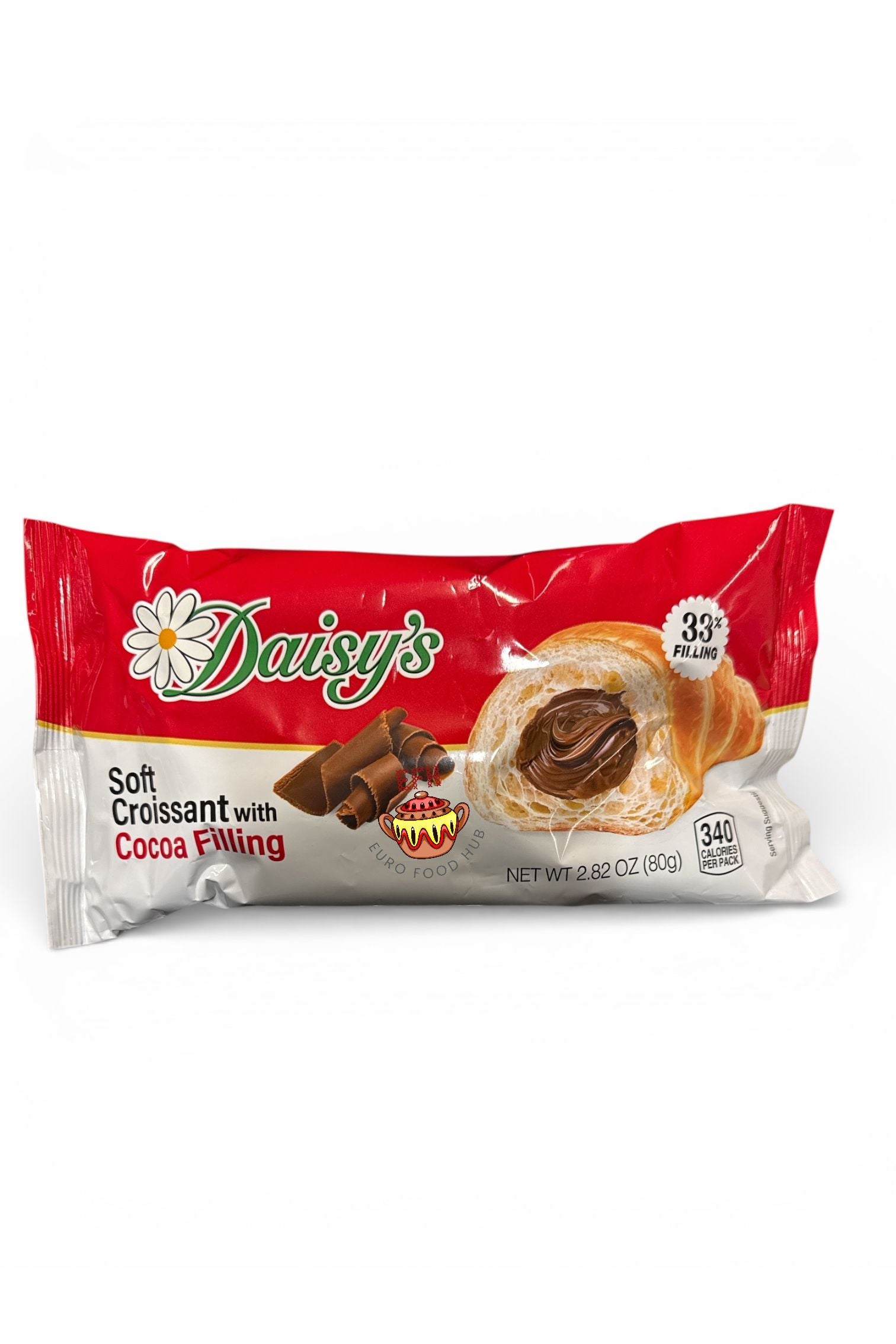 Daisy's Soft Croissant with COCOA Filling - 80g