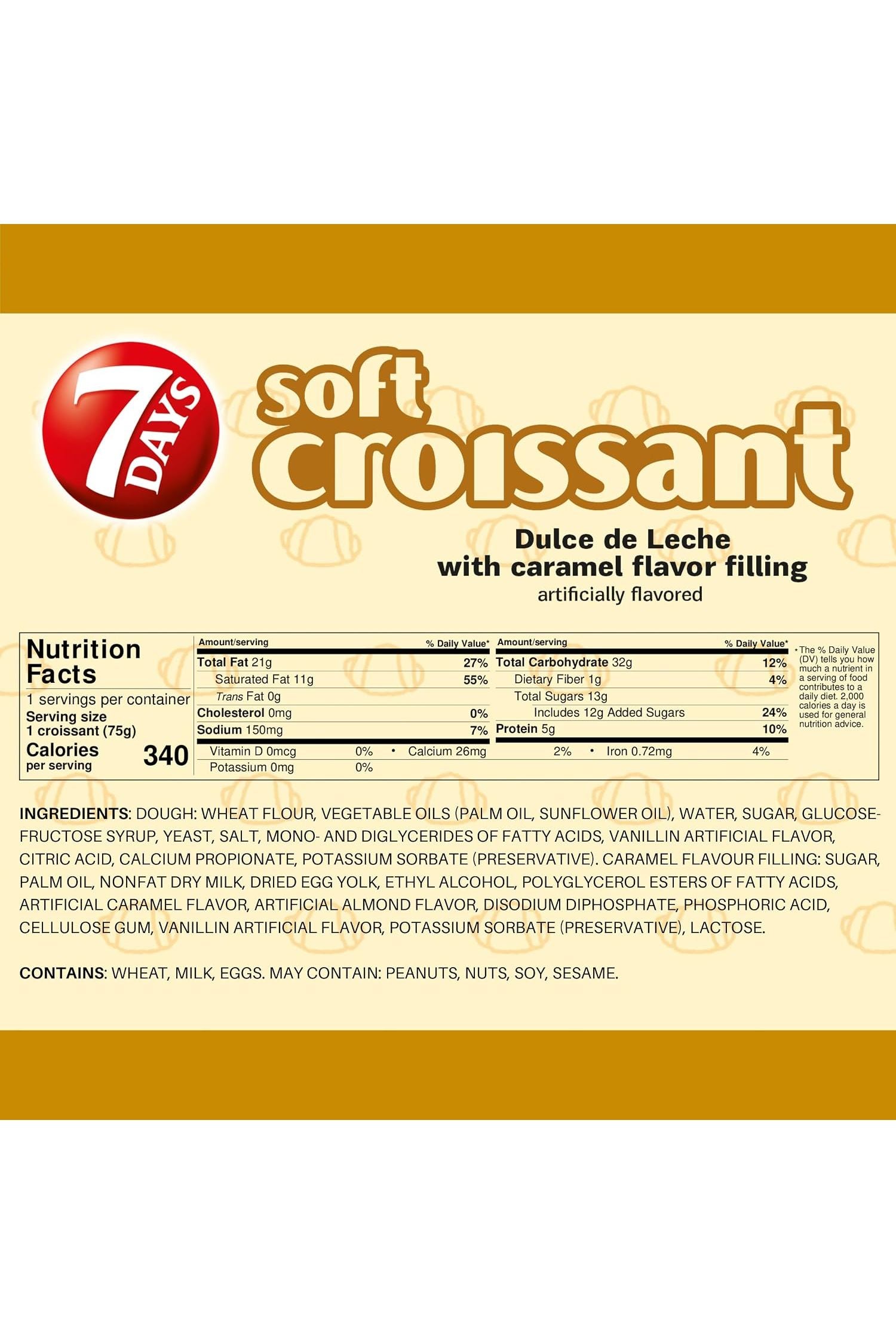 7 Days Croissant - Dulce De Leche CARAMEL - 75g