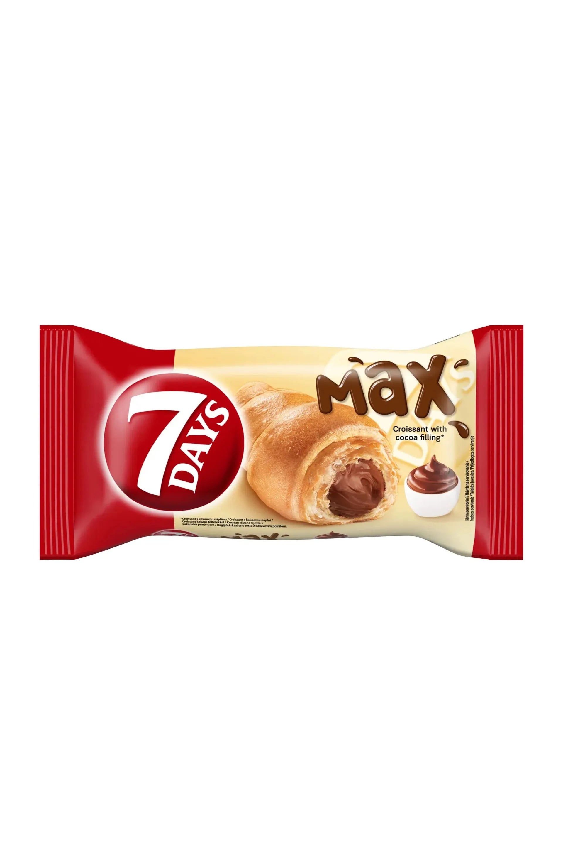 7 Days Croissant - MAX - with COCOA Filling - 92g