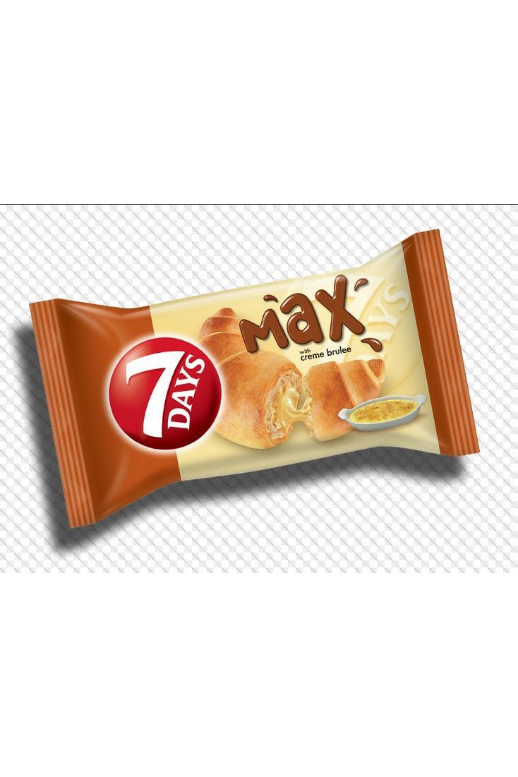 7 Days Croissant - MAX - with Creme Brulee Flavor Filling - 92g