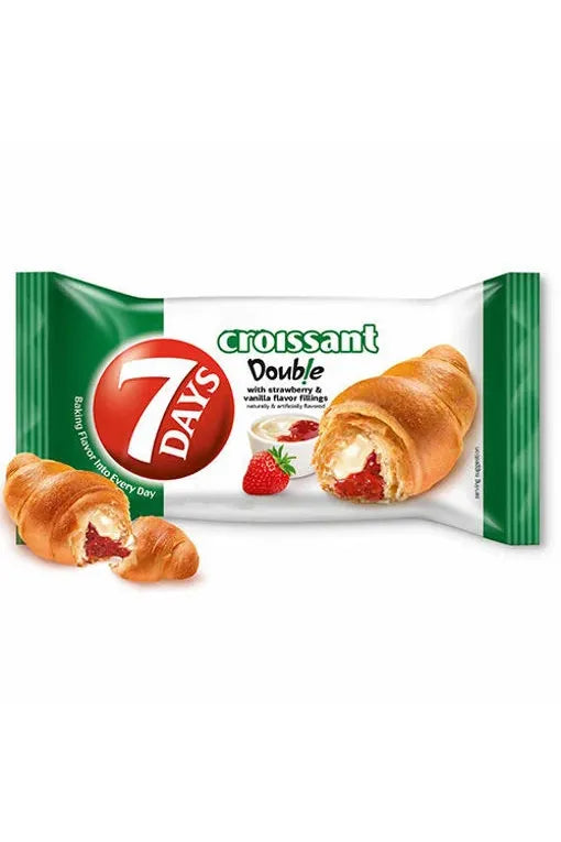 7 Days Croissant - Strawberry & Cream - 75g