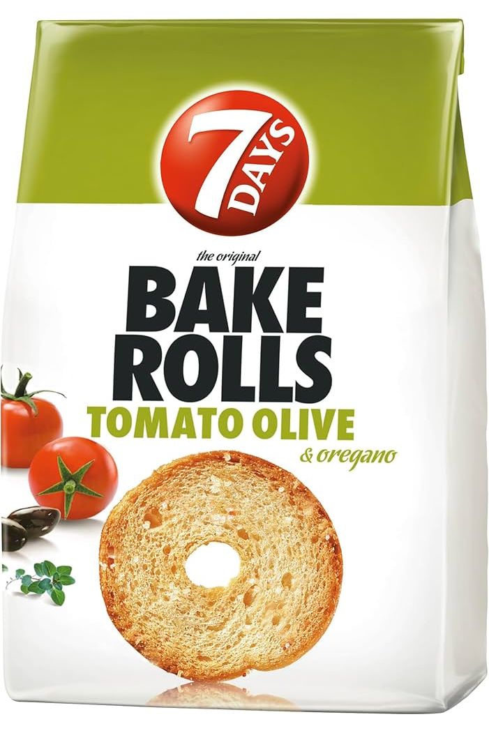 7 Days - Bake Rolls - TOMATO OLIVE & Oregano - 80g