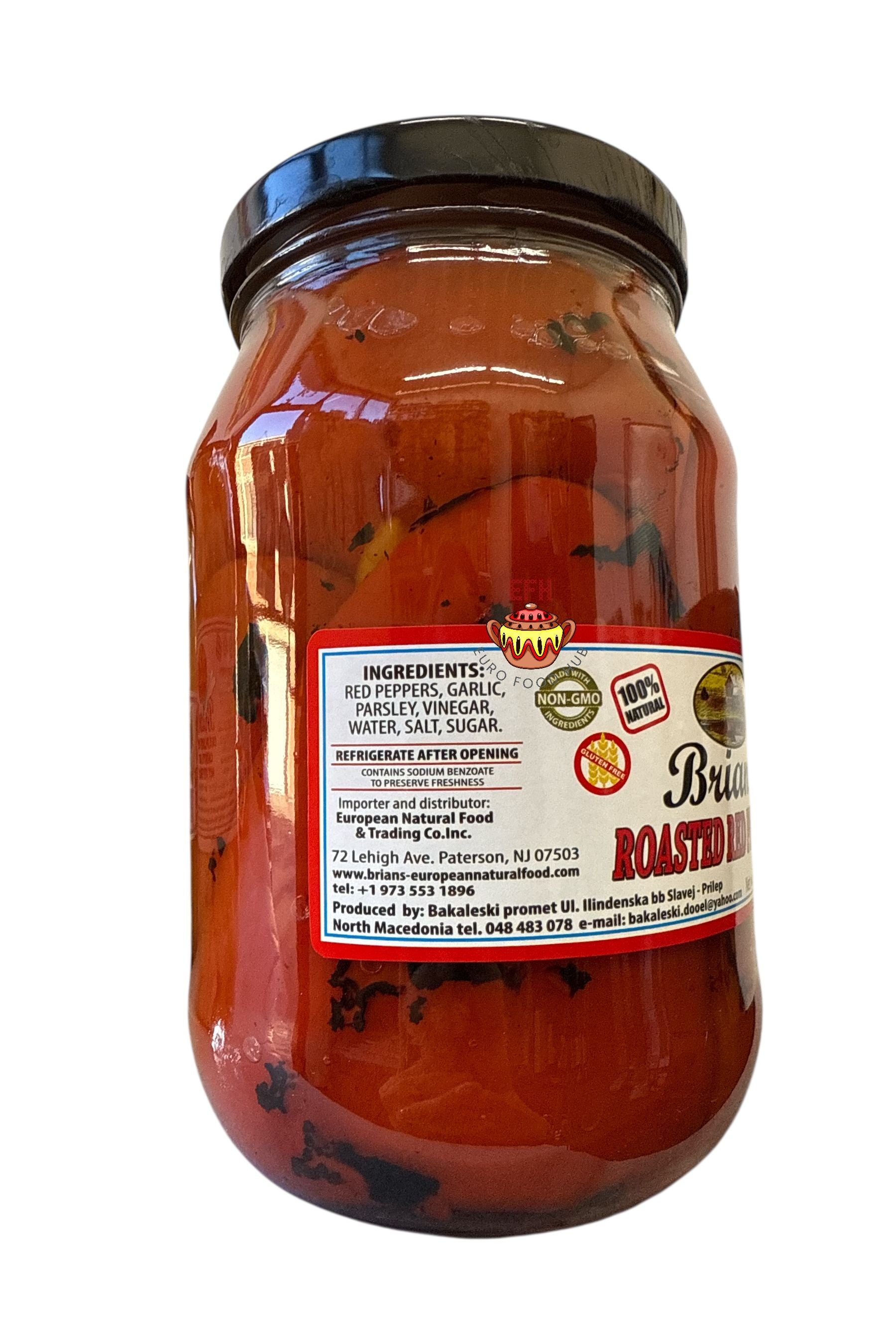 Brian's Roasted & Peeled Red Peppers 1.7kg