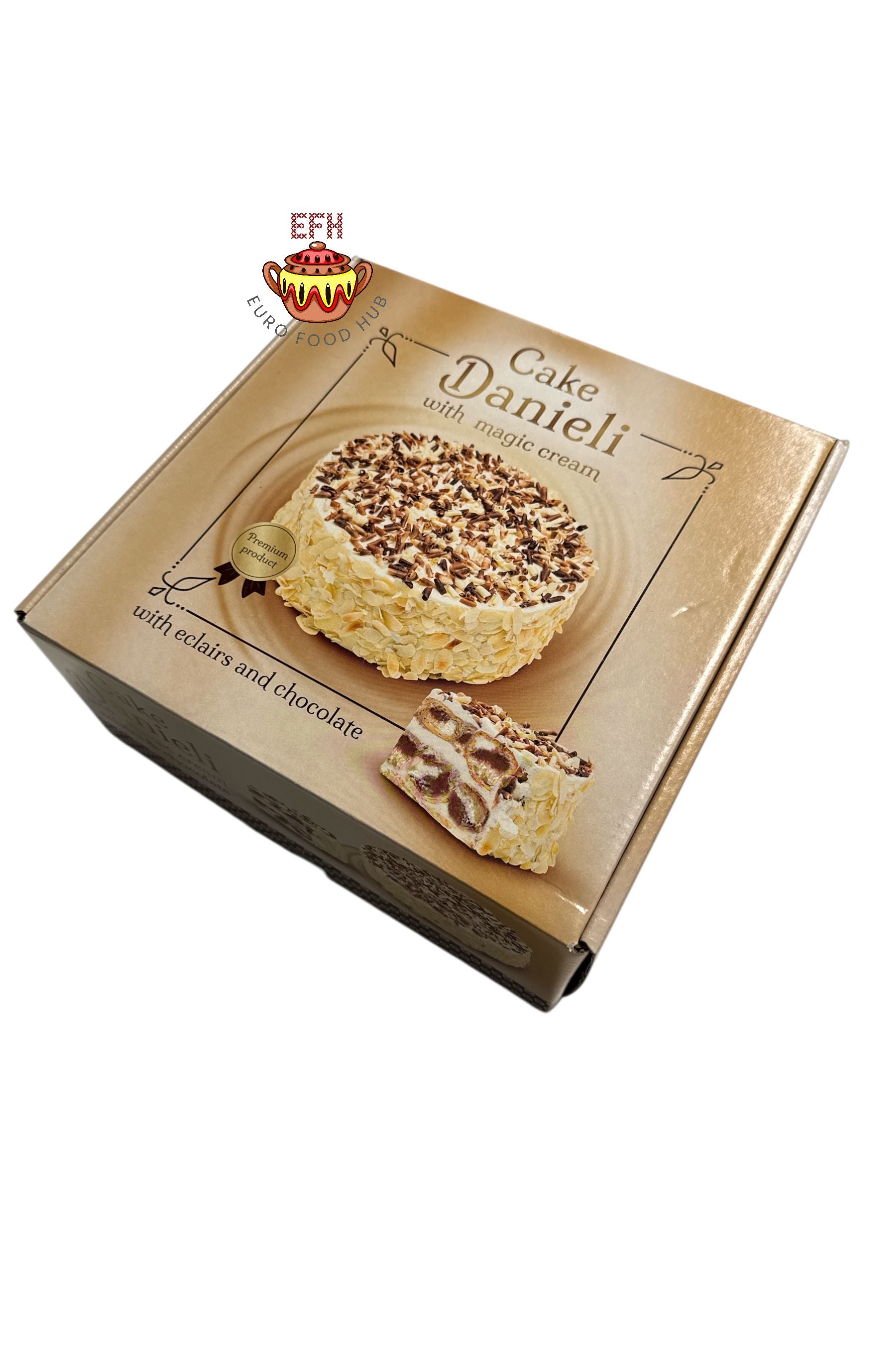 Cake DANIELI - with Magic Cream - Eclairs & Chocolate - 1.6kg
