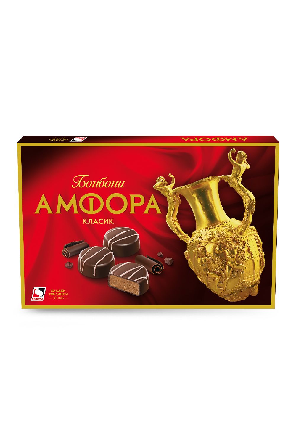 AMFORA - Bulgarian Chocolates Box - 135g / 18pcs
