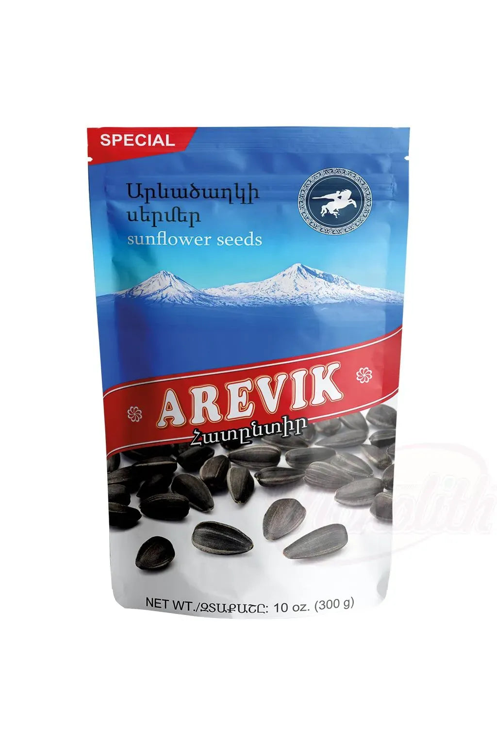 AREVIK - Roasted Sunflower Seeds BioPack UNSALTED - 300g