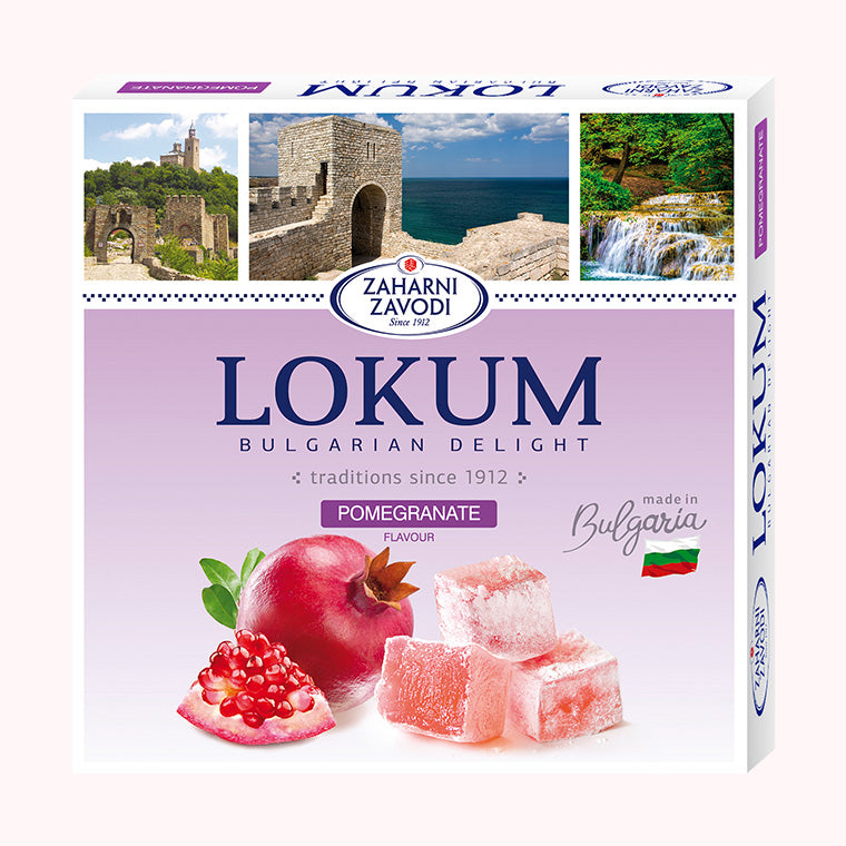 Lokum - Bulgarian Delight Zaharni Zavodi - POMEGRANATE - 170g