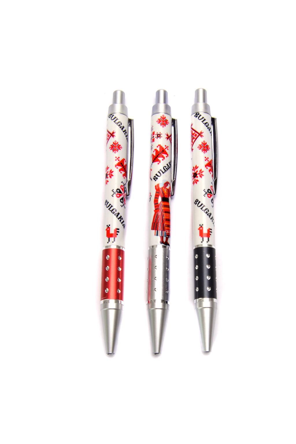 Bulgarian Souvenir Ink PEN - with Traditional Motifs