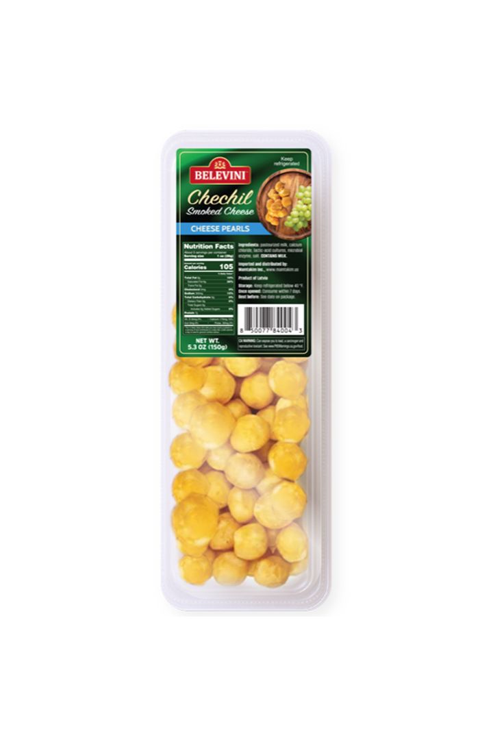 Belevini - CHECHIL CHEESE PEARLS - SMOKED 5.3oz/150g