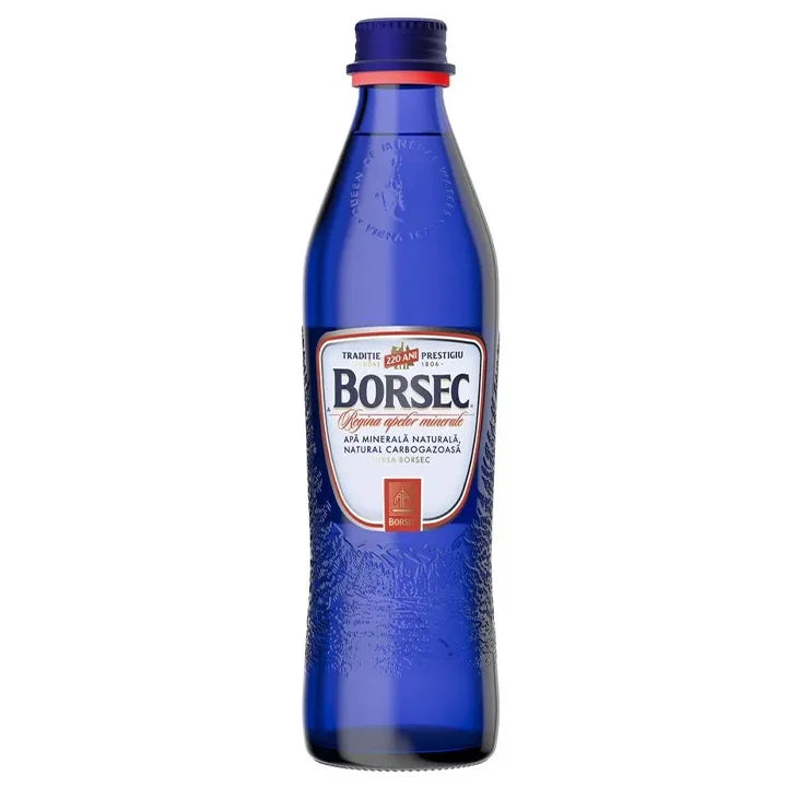 Naturally Carbonated Mineral Water - BORSEC - GLASS BOTTLE - 0.33L *DOES NOT SHIP*