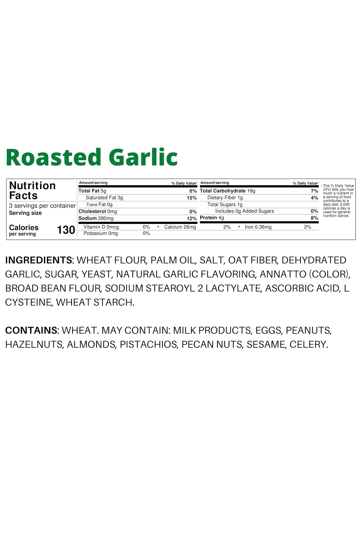 7 Days - Bagel Chips - ROASTED GARLIC - 90g