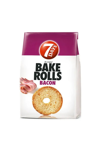 7 Days - BAKE ROLLS - BACON Flavor - 80g
