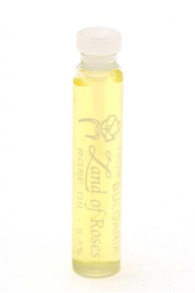 Bulgarian Rose Souvenir in Wooden Casing - BAKLITSA Shape