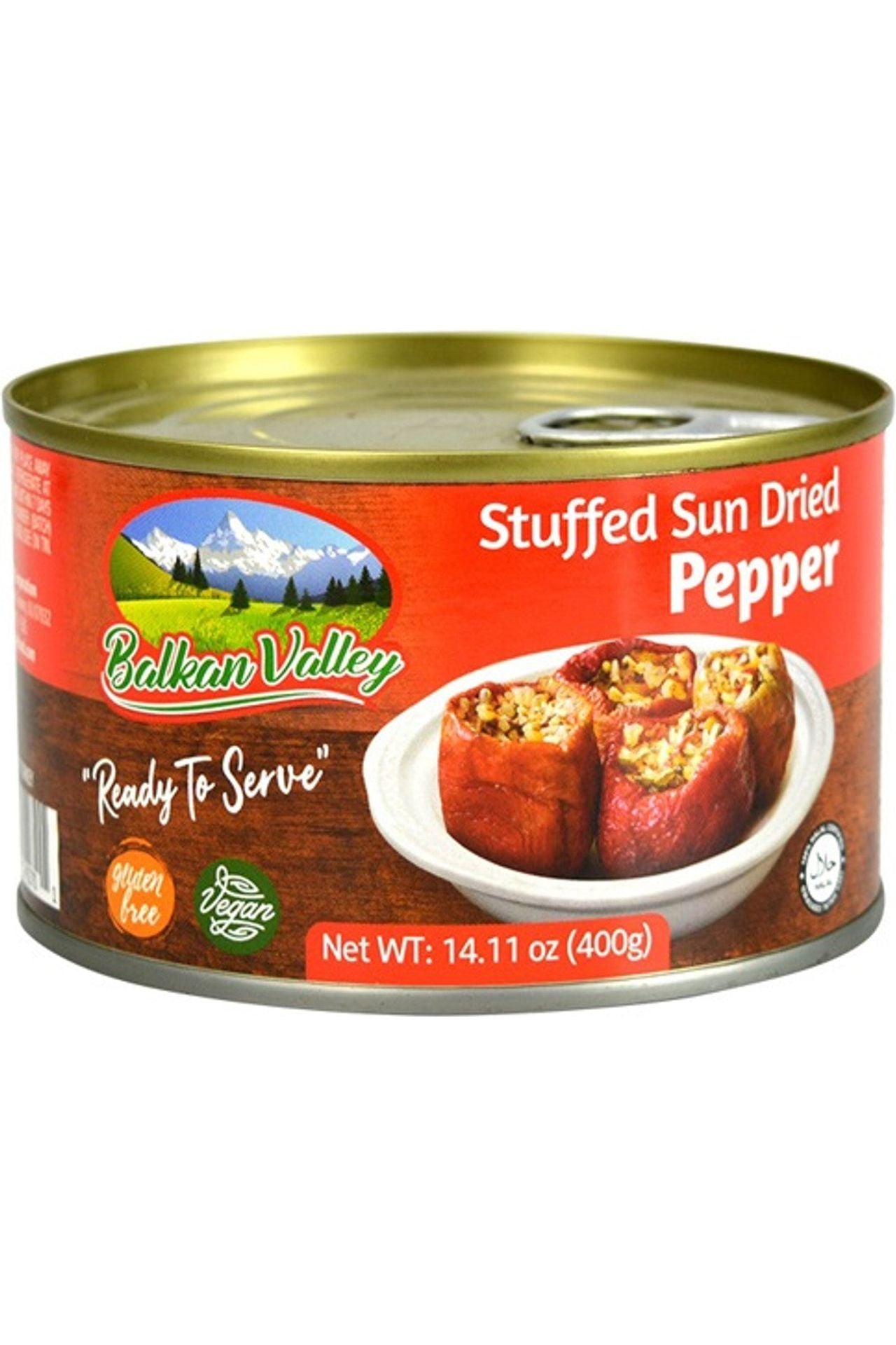 Ready to Serve - Stuffed Sun Dried Pepper - Balkan Valley