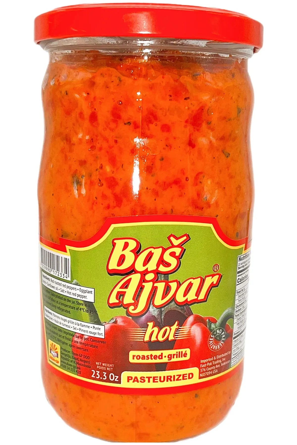 Homemade BAS AJVAR - Mild or Hot - 680g