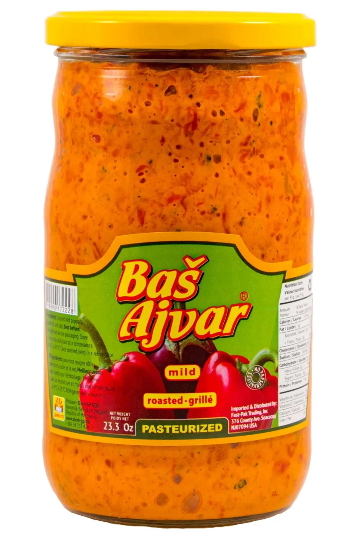 Homemade BAS AJVAR - Mild or Hot - 680g